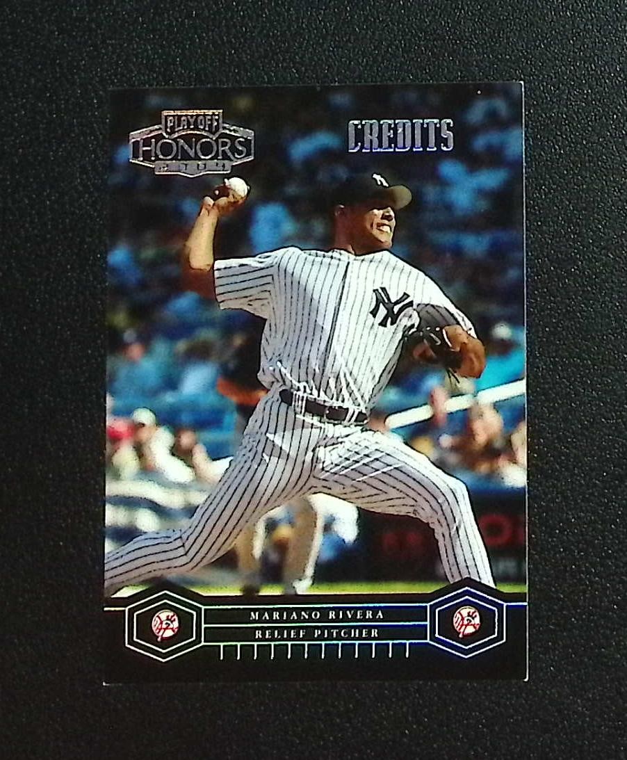Marino Rivera Credits /50 2004 Playoff Honors #140 New York Yankees: Panini, Donruss, & Donruss Optic Baseball MLB Trading & Sports Cards, Sports Cards for Sale Near Me, Prizm, Mosaic, Select, SP, SSP, Auction Memorabilia Lots for Sale On Line, World Series & Hall of F