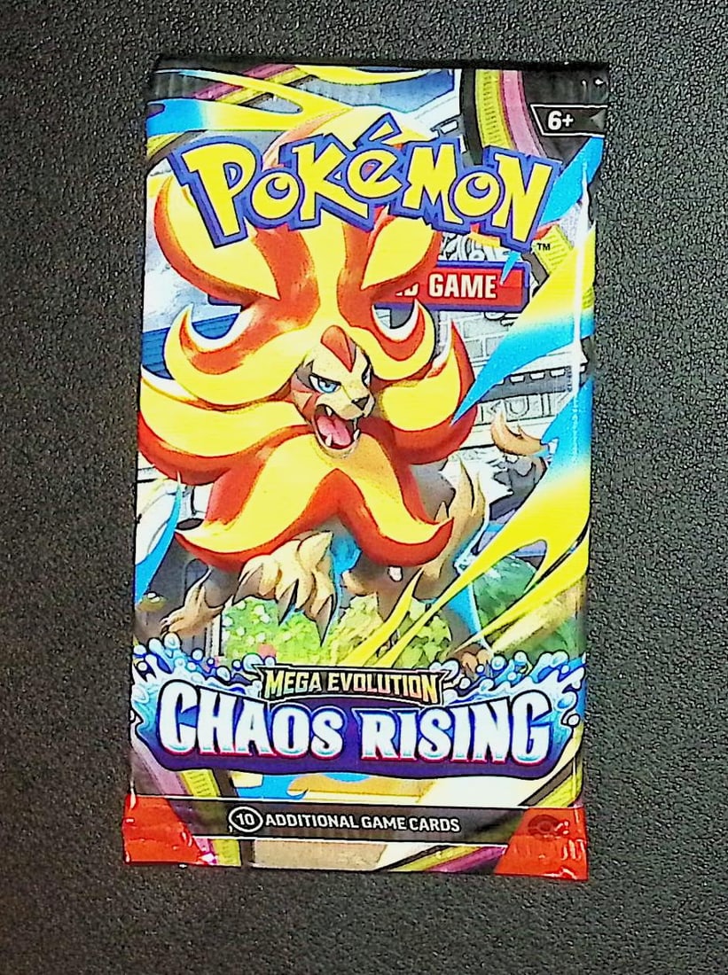 2026 Pokemon Chaos Rising 10 Card Booster Pack Charizard Pikachu Holo Rare Cards: Pokemon Trading Card Game Cards, Charizard, Pikachu, Mewto, EX, Referse Holo, Holo Rare Cards, Secret Rare Cards, Full Art Cards, Evee, 3 Stars Ultra Rare Cards, Double Rare, Illustration Rare, Specia