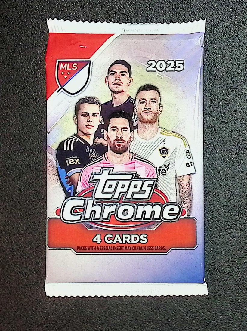 2025 Topps Chrome MLS Soccer Blaster Box Pack (1 of 1)