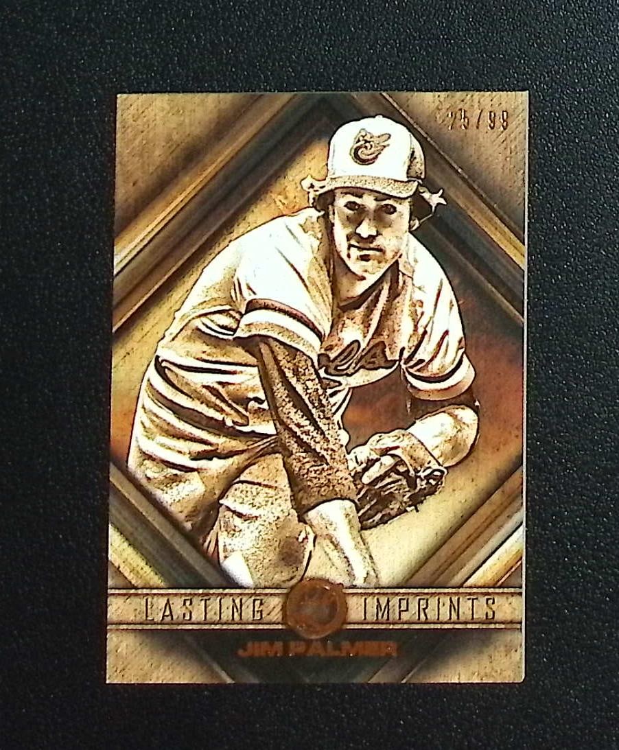 Jim Palmer Lasting Imprints /99 2016 Topps Legacies of Baseball #LI-JP Orioles: Topps, Bowman, & Fanatics Baseball MLB Trading & Sports Cards, Sports Cards for Sale Near Me, World Series & Hall of Fame Players Memorabilia, Refractors, X-Fractors, Numbered, SP, SSP, Valuable Aucti