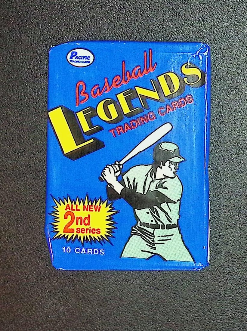 1989 Pacific Legends Series 2 Vintage Baseball Cards Retail Wax Pack (1 of 1)