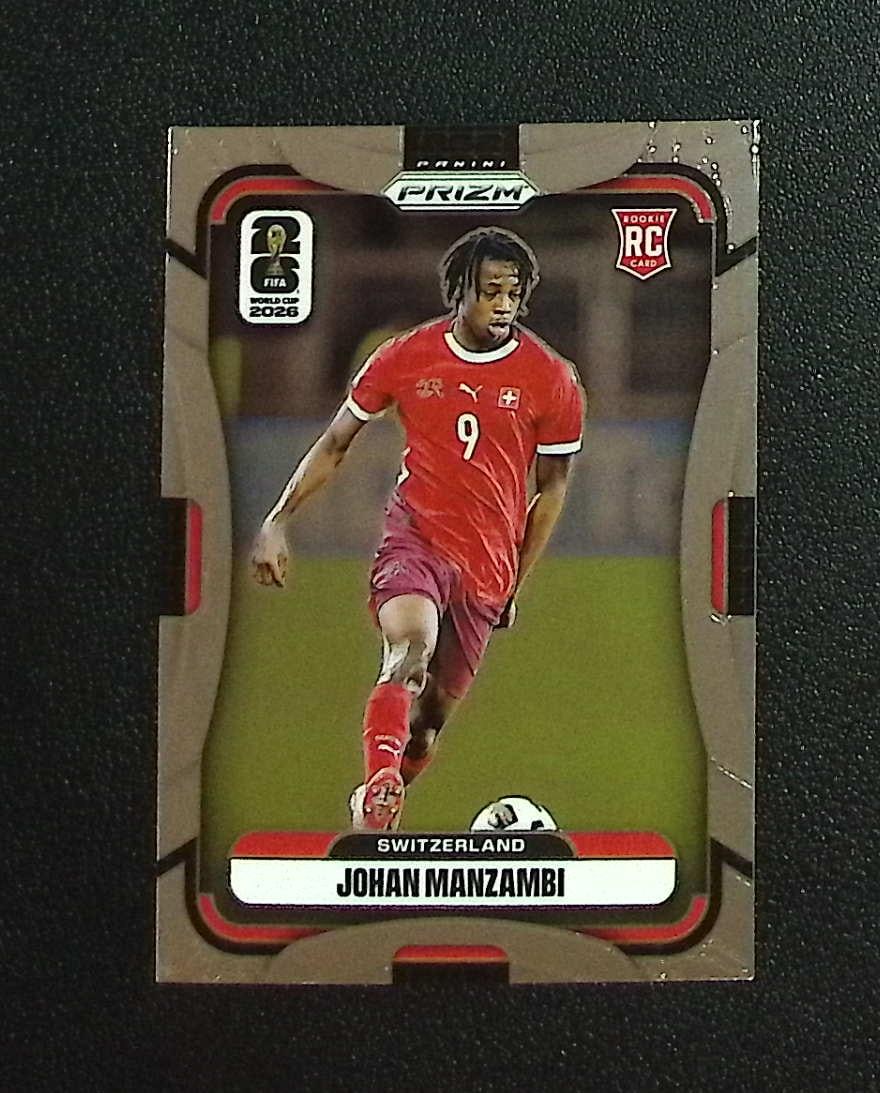 Johan Manzambi Rookie Card 2026 Prizm FIFA World Cup #419 Switzerland: Panini Soccer Select, Prizm, Mosaic, Contenders, Revolution, Phoenix, FIFA World Cup, Soccer Rookie FIFA Sports Trading Cards, Silver, SP, SSP, Wave Prizms, Numbered Cards, Soccer sports Cards for Sal