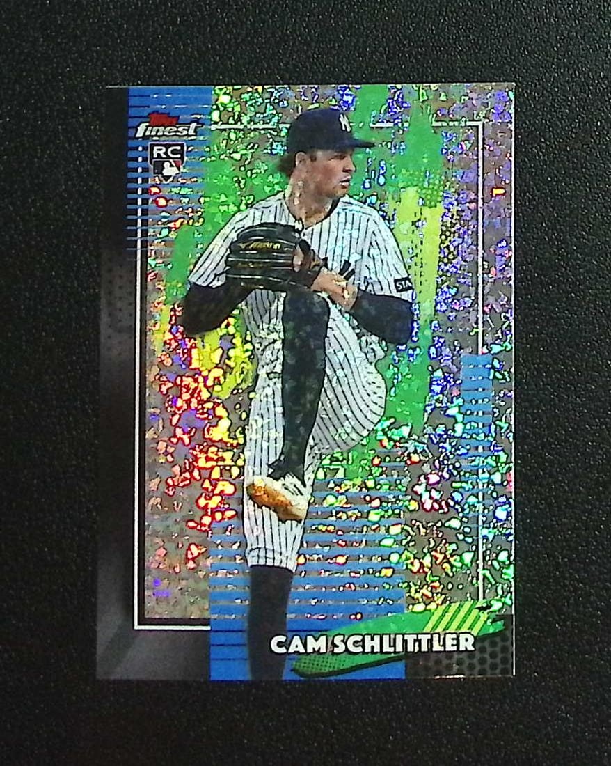 Cam Schlittler Rookie Mini Diamond Refractor 2026 Topps Finest #89 New York Yankees: Topps, Bowman, & Fanatics Baseball MLB Trading & Sports Cards, Sports Cards for Sale Near Me, World Series & Hall of Fame Players Memorabilia, Refractors, X-Fractors, Numbered, SP, SSP, Valuable Aucti