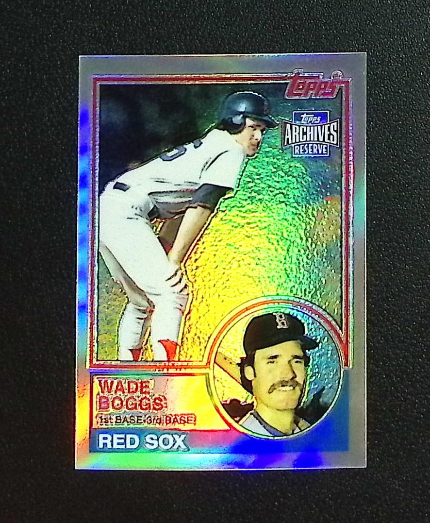 Wade Boggs 2001 Topps Archives Reserve #498 Boston Red Sox: Topps, Bowman, & Fanatics Baseball MLB Trading & Sports Cards, Sports Cards for Sale Near Me, World Series & Hall of Fame Players Memorabilia, Refractors, X-Fractors, Numbered, SP, SSP, Valuable Aucti