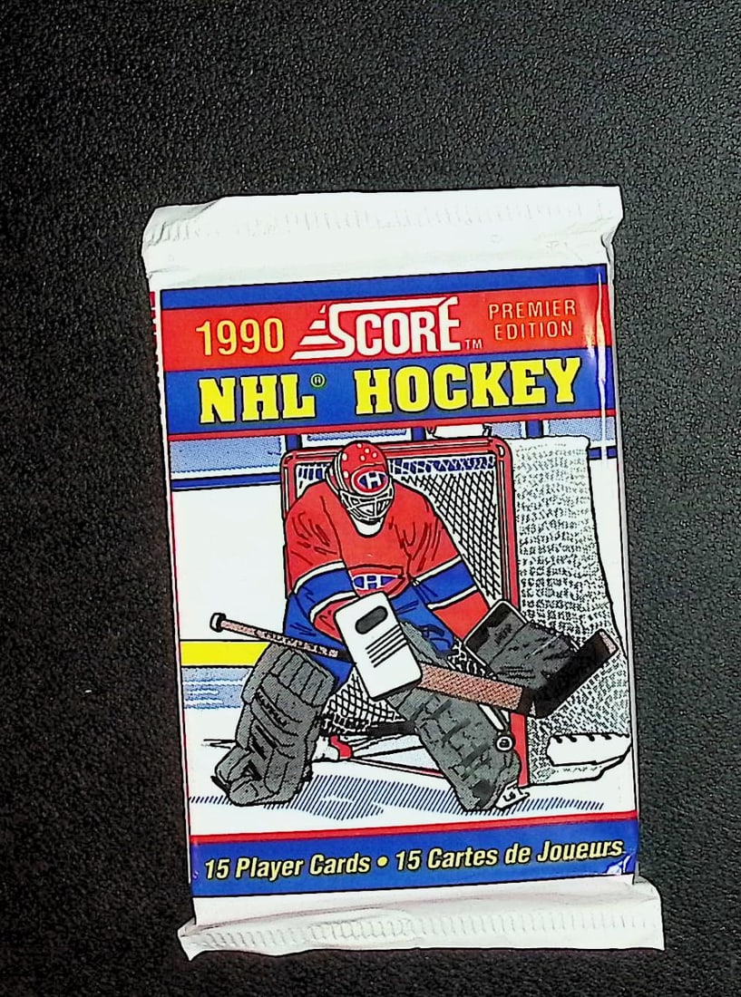 1990 Score Premier Edition Hockey Cards Retail Box Pack Sports Cards Wayne Gretzky (1 of 1)