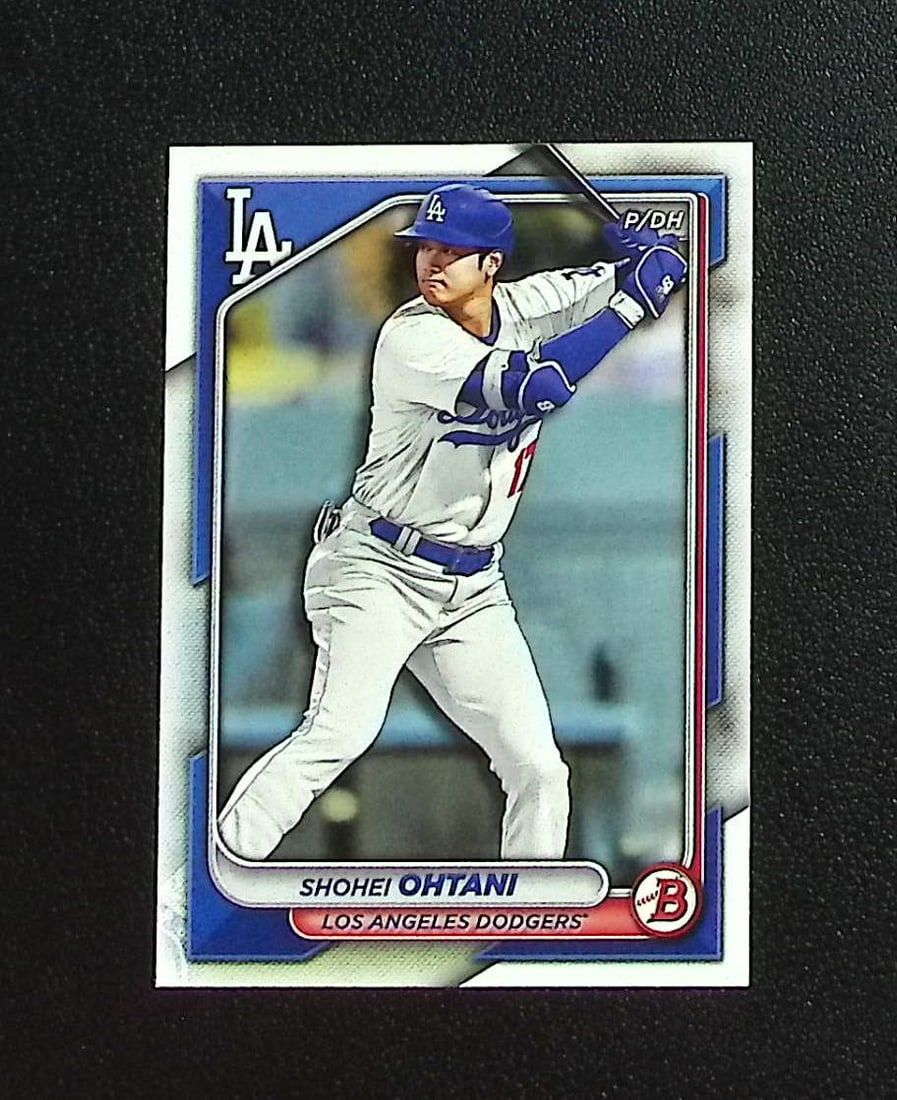 Shohei Ohtani 2024 Bowman #33 Los Angeles Dodgers: Topps, Bowman, & Fanatics Baseball MLB Trading & Sports Cards, Sports Cards for Sale Near Me, World Series & Hall of Fame Players Memorabilia, Refractors, X-Fractors, Numbered, SP, SSP, Valuable Aucti