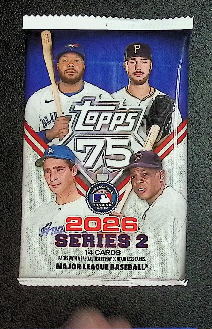 2026 Topps Series 2 Baseball 75th Anniversary MEGA BOX PACK (1 of 1)