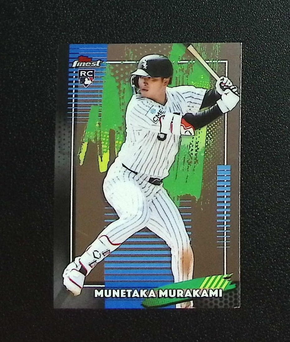 Munetaka Murakami Rookie Card 2026 Topps Finest #5 Chicago White Sox: Topps, Bowman, & Fanatics Baseball MLB Trading & Sports Cards, Sports Cards for Sale Near Me, World Series & Hall of Fame Players Memorabilia, Refractors, X-Fractors, Numbered, SP, SSP, Valuable Aucti