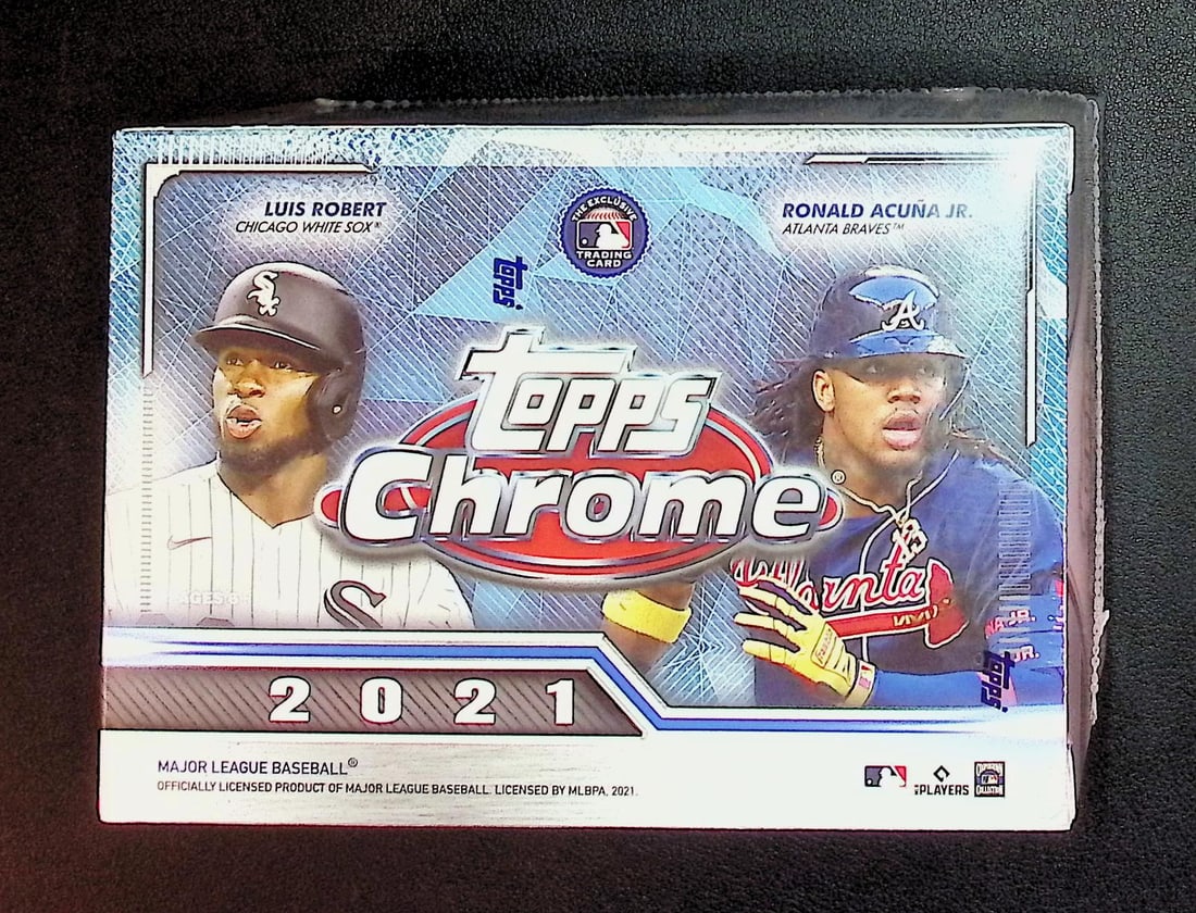 2021 Topps Chrome Baseball BLASTER BOX Sports Cards MLB Trading Cards (1 of 1)