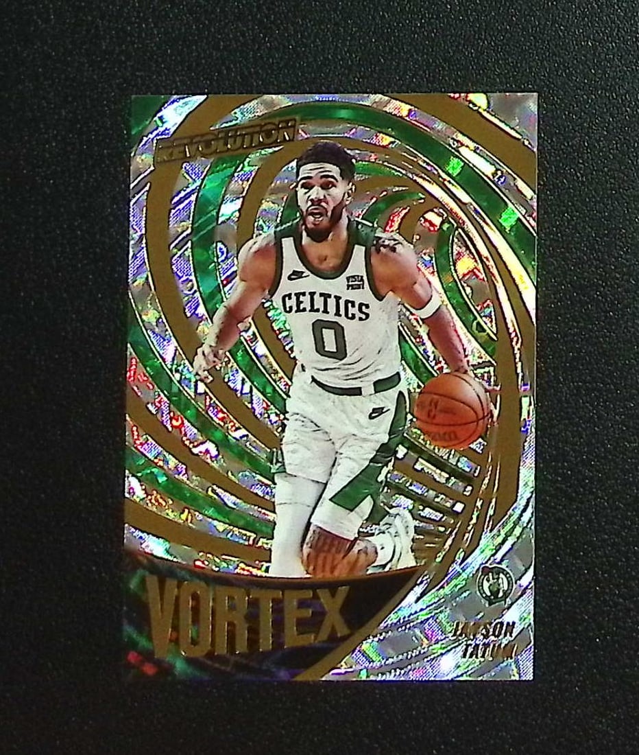 Jayson Tatum Vortex Fractal 2021-22 Panini Revolution #30 Boston Celtics: Panini, Donruss Optic, Donruss Select, Prizm, Mosaic, Contenders, Revolution, Phoenix, NBA Hoops, Rookie NFL Sports Trading Cards, Silver, SP, SSP, Wave Prizms, Numbered Cards, Basketball sports Cards