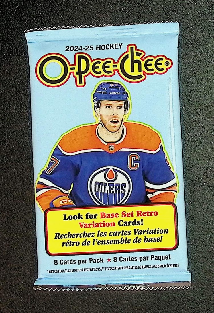 2024-25 O Pee Chee Hockey Cards BLASTER BOX PACK Sports Cards: 2024-25 O Pee Chee Hockey Cards Hanger Value Fat Pack, Sports Cards, NHL Trading Cards, Connor McDavid, Sidney Crosby, Alex Ovechkin, Nathan McKinnon, Auston Matthews, Sports Cards for Sale Near me, H