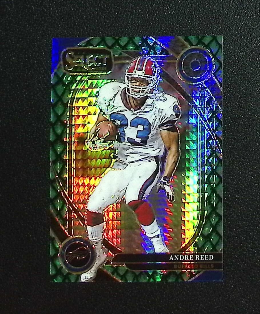 Andre Reed Dragon Scale Club Level /81 2024 Select #205 Buffalo Bills: Panini, Donruss Optic, & Donruss Select, Prizm, Mosaic, Contenders, Zenith, Phoenix, Illusions, Absolute, Rookie NFL Sports Trading Cards, SP, SSP, Cards, Football Cards for Sale Near Me, Superbowl & 