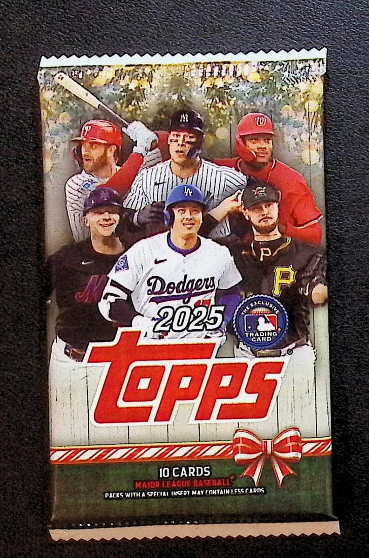 2025 Topps Baseball Holiday MEGA BOX PACK: Factory Sealed Topps Baseball MLB Trading & Sports Cards, Rookie Cards in this set are James Wood, Dylan Crews, Speckled, SP, SSP, Variations, Autographs, Chrome, Refractors, 1976 Topps, Sports Cards 