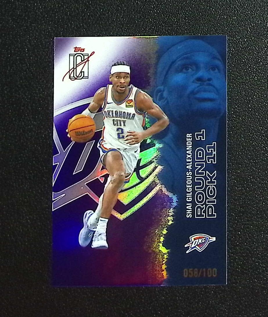Shai Gilgeous-Alexander Purple Chrome /100 2025-26 Topps Signature Class #54 Thunder: Topps & Bowman Basketball NBA Trading & Sports Cards, Sports Cards for Sale Near Me, Chrome, Refractor, SP, SSP, Valuable Auction Memorabilia Lots Sold On Line, NBA Championship & Hall of Fame Player 