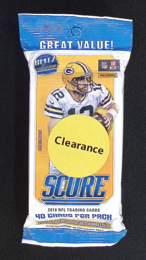 2018 Panini Score Football Value Fat Pack. Josh Allen, Lamar Jackson RCs??: Panini, Donruss Optic, & Donruss Select, Prizm, Mosaic, Contenders, Zenith, Phoenix, Illusions, Absolute, Rookie NFL Sports Trading Cards, SP, SSP, Cards, Football Cards for Sale Near Me, Superbowl & 