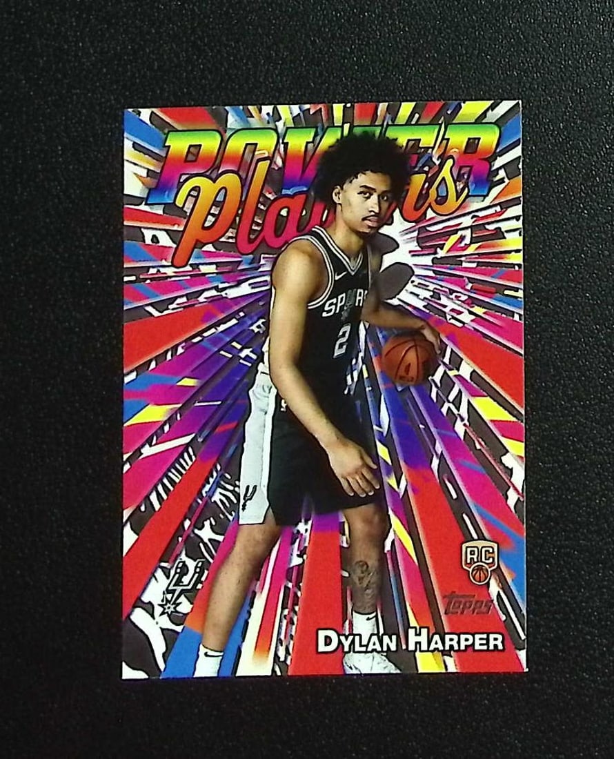 Dylan Harper Rookie Card Power Players 2025-26 Topps #PP-17 San Antonio Spurs: Topps & Bowman Basketball NBA Trading & Sports Cards, Sports Cards for Sale Near Me, Chrome, Refractor, SP, SSP, Valuable Auction Memorabilia Lots Sold On Line, NBA Championship & Hall of Fame Player 