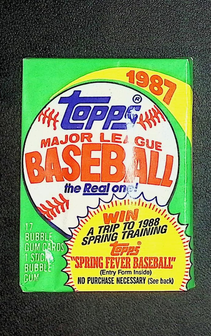 1987 Topps Series 1 Vintage Baseball Cards Retail Box Wax Pack Sports Card: Topps Vintage Rookie Baseball MLB Trading & Sports Cards, Old Baseball and Sports Cards For Sale Near Me, World Series Players, Hall of Fame Stars, Nolan Ryan & Mark McGwire Record Breaker, Don Mattin