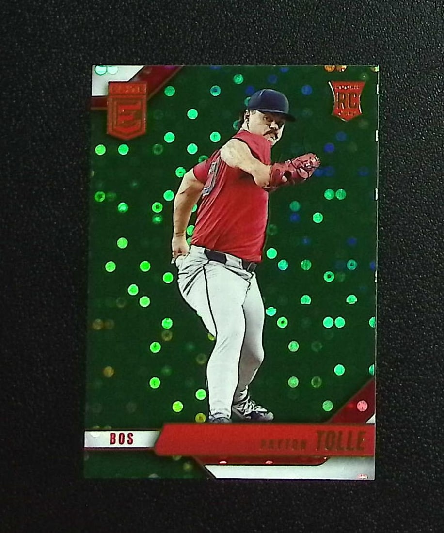Payton Tolle Rookie Green Disco 2026 Donruss Elite #54 Boston Red Sox: Panini, Donruss, & Donruss Optic Baseball MLB Trading & Sports Cards, Sports Cards for Sale Near Me, Prizm, Mosaic, Select, SP, SSP, Auction Memorabilia Lots for Sale On Line, World Series & Hall of F