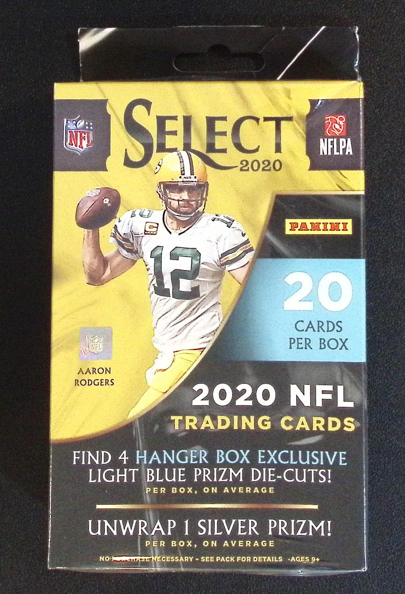 2020 Panini Select Football Hanger Box: Panini, Donruss Optic, & Donruss Select, Prizm, Mosaic, Contenders, Zenith, Phoenix, Illusions, Absolute, Rookie NFL Sports Trading Cards, SP, SSP, Cards, Football Cards for Sale Near Me, Superbowl & 