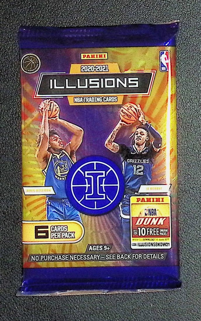 2020-21 Panini Illusions Basketball Blaster Box Pack Rookies: Lamelo Ball, Anthony Edwards, Tyrese: Rookies: Tyrese Haliburton, Tyrese Maxey, Lamelo Ball, Anthony Edwards, Onyeka Okongwu, Immanuel Quickley. Panini Illusions Basketball NBA Trading & Sports Cards, Sports Cards for Sale Near Me, Auctio