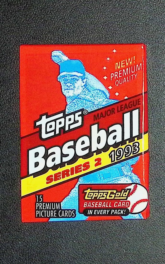 1993 Topps Vintage Series 2 Baseball Card Retail Box Wax Pack (1 of 1)