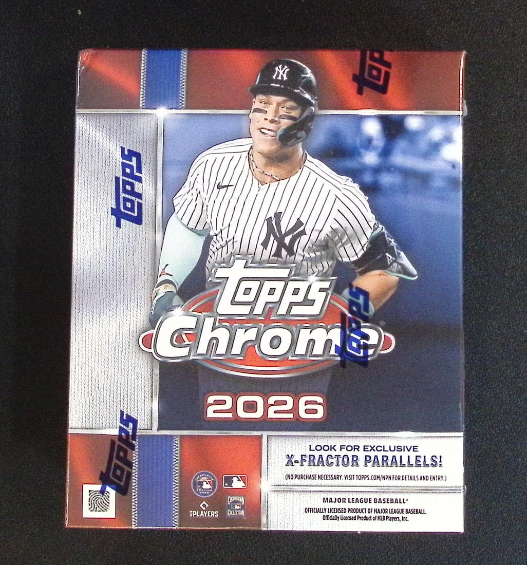 2026 Topps Chrome Baseball Mega Box: Topps, Bowman, & Fanatics Baseball MLB Trading & Sports Cards, Sports Cards for Sale Near Me, World Series & Hall of Fame Players Memorabilia, Refractors, X-Fractors, Numbered, SP, SSP, Valuable Aucti