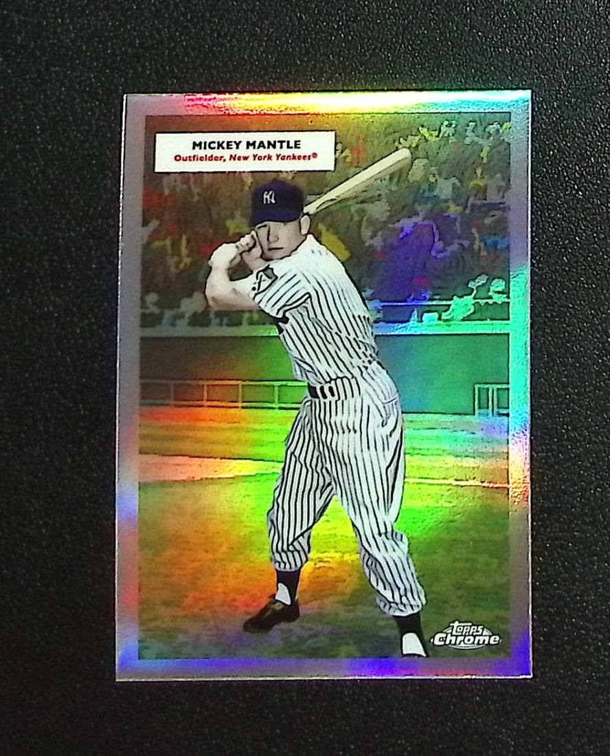 Mickey Mantle/Roger Maris Double Header 2025 Topps Chrome Platinum #55DH-10: Topps, Bowman, & Fanatics Baseball MLB Trading & Sports Cards, Sports Cards for Sale Near Me, World Series & Hall of Fame Players Memorabilia, Refractors, X-Fractors, Numbered, SP, SSP, Valuable Aucti