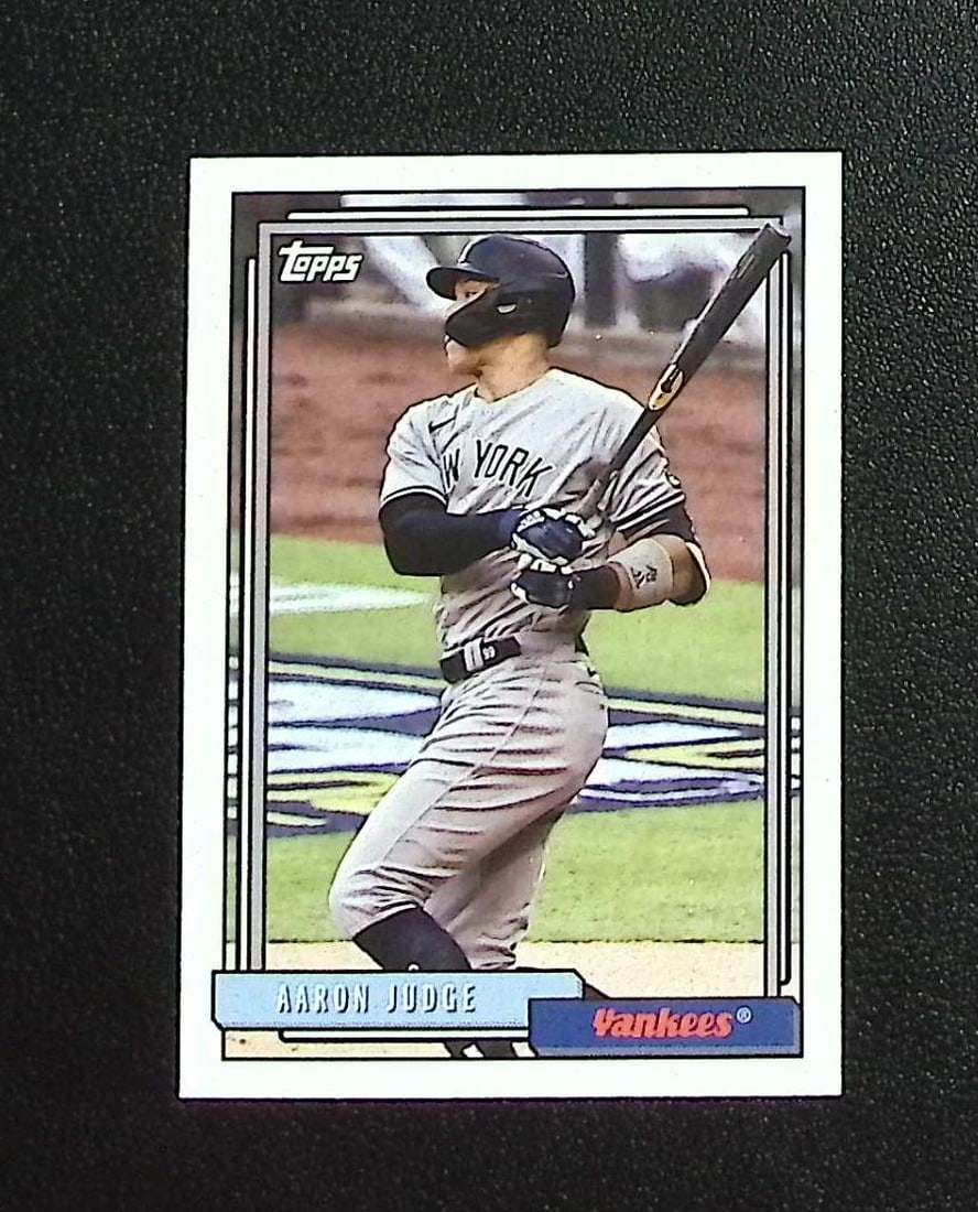 Aaron Judge Redux 2021 Topps #T92-2 New York Yankees: Topps, Bowman, & Fanatics Baseball MLB Trading & Sports Cards, Sports Cards for Sale Near Me, World Series & Hall of Fame Players Memorabilia, Refractors, X-Fractors, Numbered, SP, SSP, Valuable Aucti