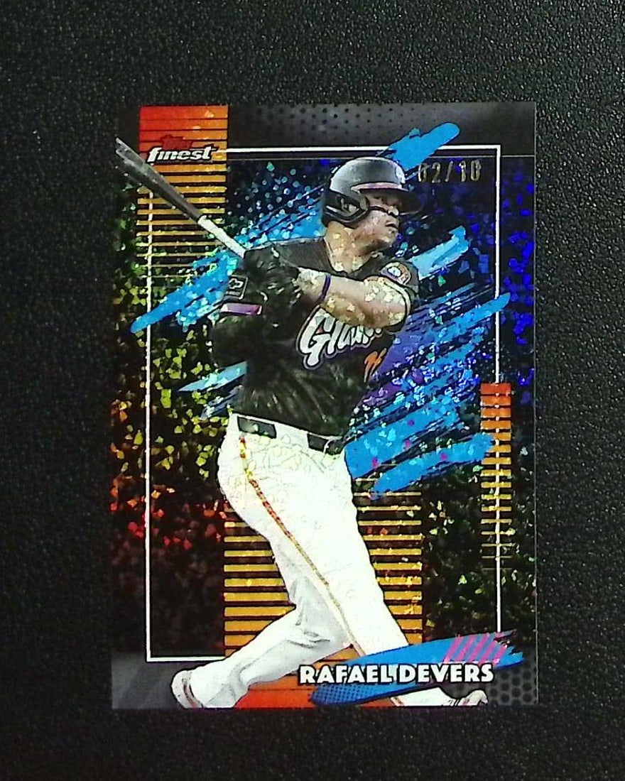 Rafael Devers Black Mini Diamond /10 2026 Topps Finest #118 San Francisco Giants: Topps, Bowman, & Fanatics Baseball MLB Trading & Sports Cards, Sports Cards for Sale Near Me, World Series & Hall of Fame Players Memorabilia, Refractors, X-Fractors, Numbered, SP, SSP, Valuable Aucti