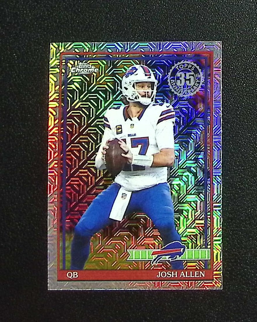 Josh Allen Silver Pack Mojo 2026 Topps #91TC-11 Buffalo Bills: Topps & Bowman Football NFL Trading Sports Cards, Sports Cards for Sale Near Me, Super Bowl & Hall of Fame Player Cards, Resurgence, Composite, SP, SSP, Valuable Auction Memorabilia Lots For Sale On L