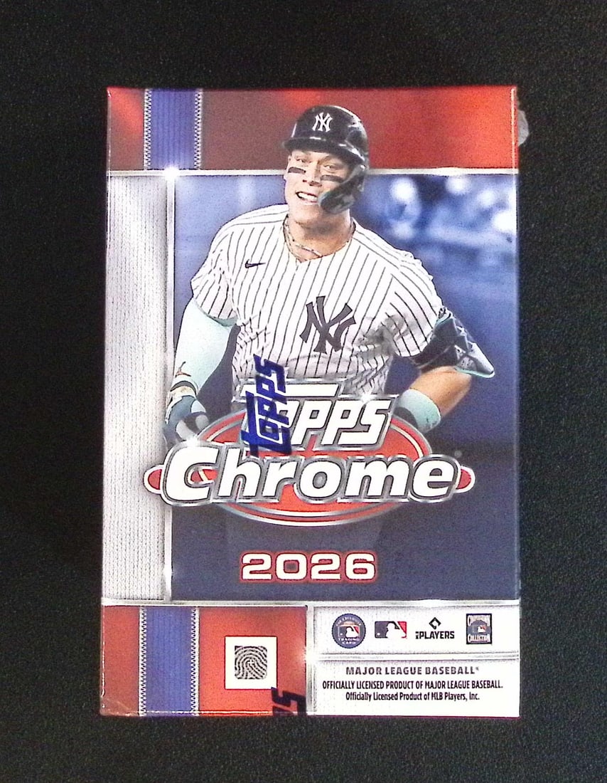 2026 Topps Chrome Baseball Blaster Box: Topps, Bowman, & Fanatics Baseball MLB Trading & Sports Cards, Sports Cards for Sale Near Me, World Series & Hall of Fame Players Memorabilia, Refractors, X-Fractors, Numbered, SP, SSP, Valuable Aucti