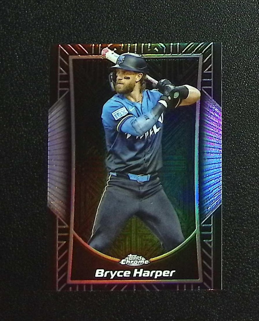 Bryce Harper Shadow Etch SP 2025 Topps Chrome #SE-4 Philadelphia Phillies (1 of 2)