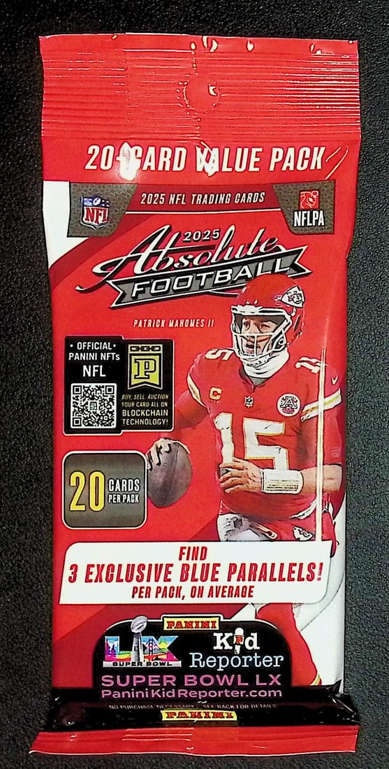 2025 Panini Absolute Football HANGER VALUE PACK- RC: Jaxson Dart, Emeka Egbuka: Panini Rookie Football NFL Trading & Sports Cards, Rookie Cards in This Set are Jaxson Dart, Cam Ward, Shedeur Sanders, Cam Skattebo, Travis Hunter, Football & Sports Cards for Sale Near Me, Silver, W