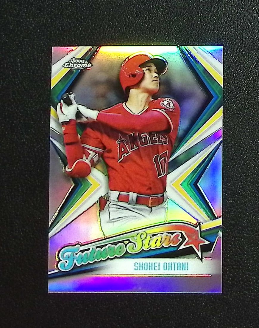 Shohei Ohtani Future Stars 2019 Topps Chrome #FS-1 Angels, Dodgers: Topps, Bowman, & Fanatics Baseball MLB Trading & Sports Cards, Sports Cards for Sale Near Me, World Series & Hall of Fame Players Memorabilia, Refractors, X-Fractors, Numbered, SP, SSP, Valuable Aucti
