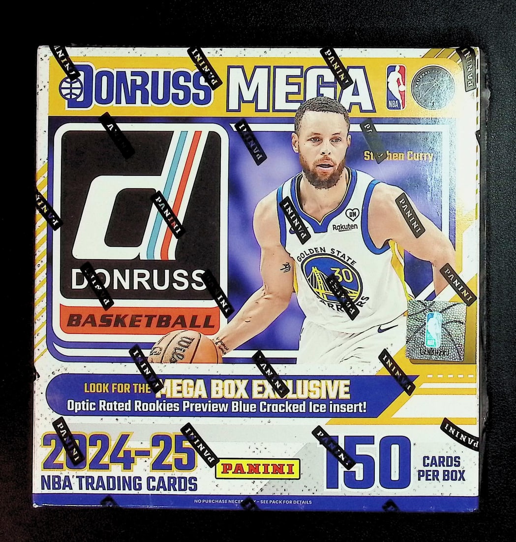 2024-25 Donruss Basketball Cards Mega Box Stephon Castle RC, 150 Cards Per Box: Donruss Basketball NBA Trading & Sports Cards, Stephon Castle Rookie Card, Victor Wembanyama, Jayson Tatum, Jalen Brunson, Shai Gilgeous-Alexander, Anthony Edwards, Steph Curry, Sports Cards for Sale 