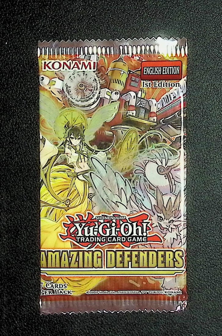 2020 Yu-Gi-Oh! Amazing Defenders Retail Box Pack - 1 Foil in Every Pack - English 1st Edition (1 of 1)