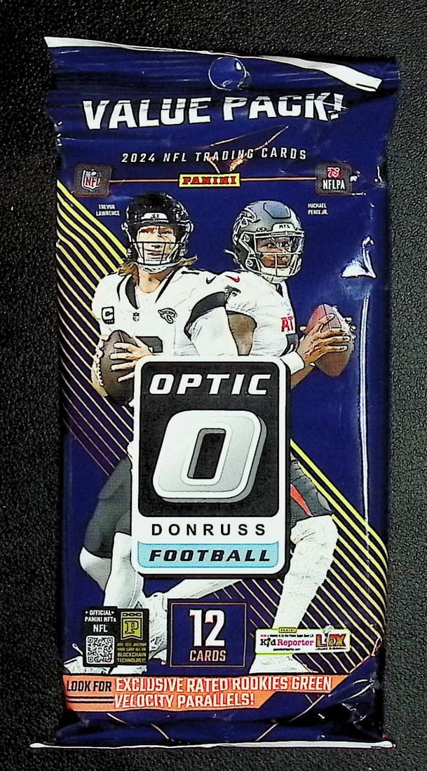 2024-25 Donruss Optic Football Card HANGER VALUE PACK - Downtown Jayden Daniels Sports Card (1 of 1)