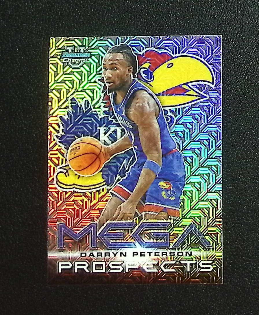 Darryn Peterson Mega Prospects Mojo Refractor 2025-26 Bowman Chrome #MP-2: Topps & Bowman Basketball NBA Trading & Sports Cards, Sports Cards for Sale Near Me, Chrome, Refractor, SP, SSP, Valuable Auction Memorabilia Lots Sold On Line, NBA Championship & Hall of Fame Player 