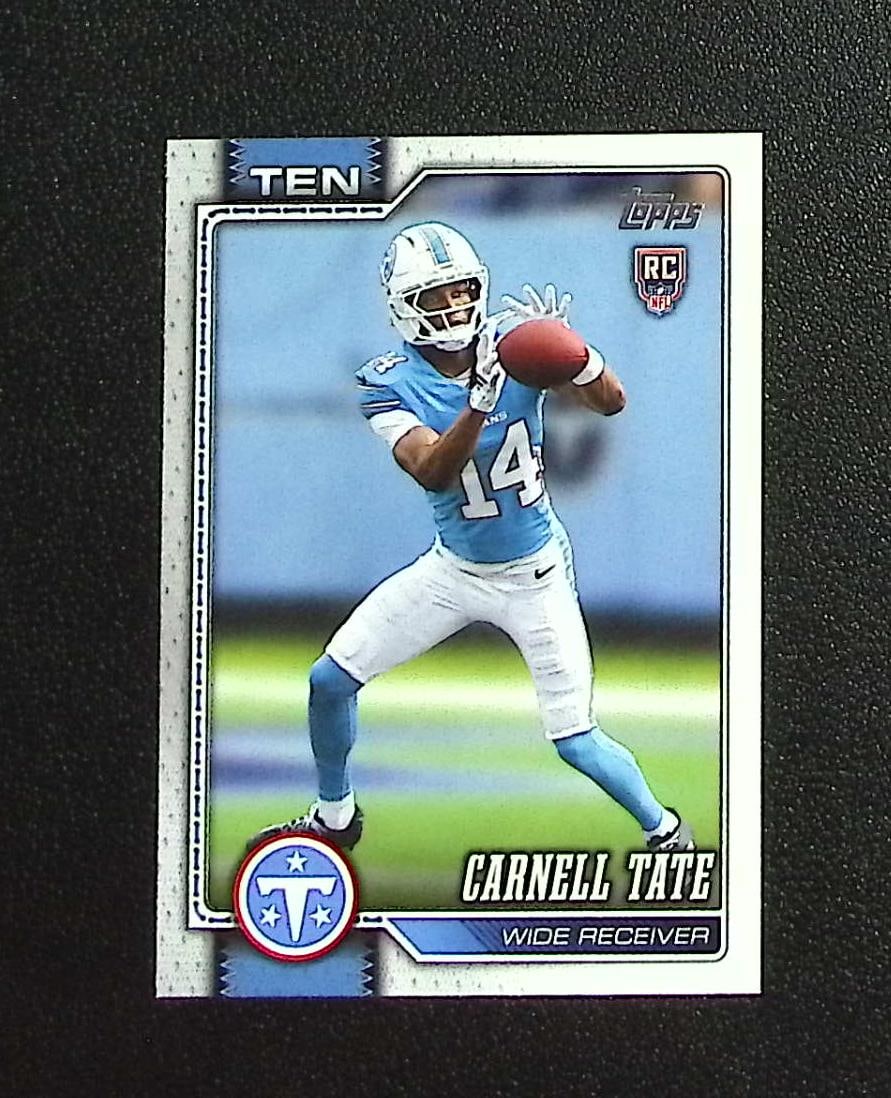 Carnell Tate Rookie Card 2026 Topps #318 Tennessee Titans: Topps & Bowman Football NFL Trading Sports Cards, Sports Cards for Sale Near Me, Super Bowl & Hall of Fame Player Cards, Resurgence, Composite, SP, SSP, Valuable Auction Memorabilia Lots For Sale On L