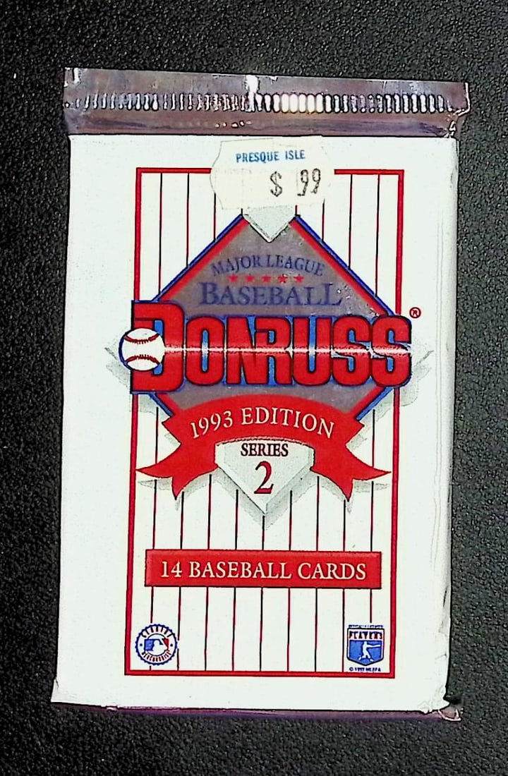 1993 Donruss Vintage Series 2 Baseball Card Retail Box Wax Pack (1 of 1)