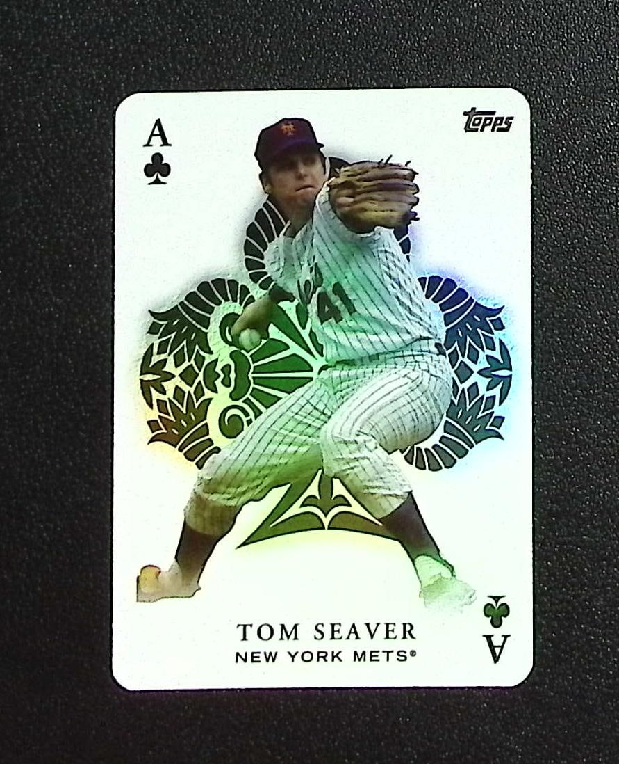 Tom Seaver All Aces 2023 Topps #AA-36 New York Mets: Topps, Bowman, & Fanatics Baseball MLB Trading & Sports Cards, Sports Cards for Sale Near Me, World Series & Hall of Fame Players Memorabilia, Refractors, X-Fractors, Numbered, SP, SSP, Valuable Aucti