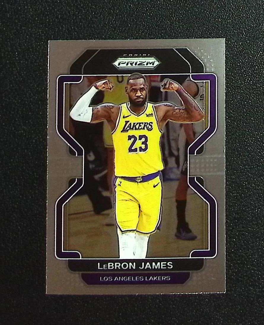 LeBron James 2021-22 Panini Prizm #91 Los Angeles Lakers: Panini, Donruss Optic, Donruss Select, Prizm, Mosaic, Contenders, Revolution, Phoenix, NBA Hoops, Rookie NFL Sports Trading Cards, Silver, SP, SSP, Wave Prizms, Numbered Cards, Basketball sports Cards