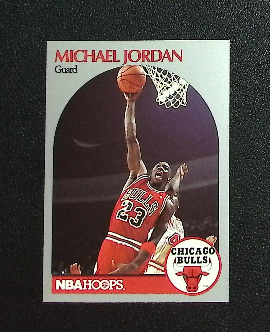 Michael Jordan 1990-91 NBA Hoops #65 Chicago Bulls: NBA Hoops Basketball, NBA Trading & Sports Cards, Sports Cards for Sale Near Me, Chrome, Refractor, SP, SSP, Valuable Auction Memorabilia Lots Sold On Line, NBA Championship & Hall of Fame Player Card