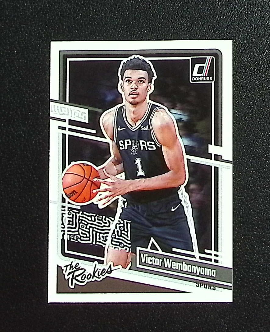 Victor Wembanyama The Rookies 2023-24 Donruss #1 San Antonio Spurs: Panini, Donruss Optic, Donruss Select, Prizm, Mosaic, Contenders, Revolution, Phoenix, NBA Hoops, Rookie NFL Sports Trading Cards, Silver, SP, SSP, Wave Prizms, Numbered Cards, Basketball sports Cards