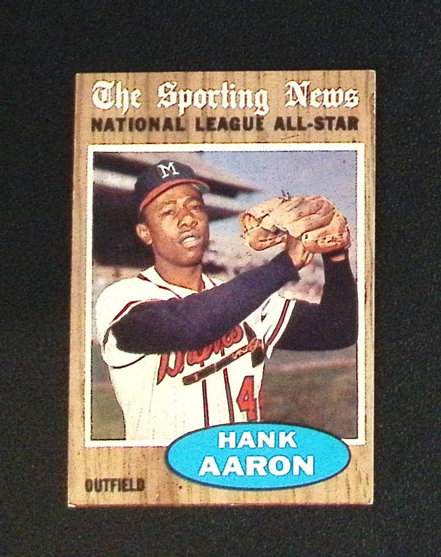 Hank Aaron 1962 Topps #394 Vintage Baseball Card (1 of 2)