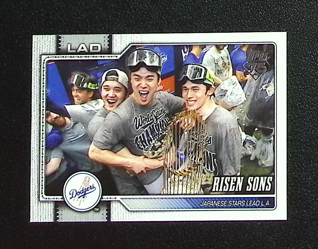 Risen Sons Ohtani/Yamamoto/Sasaki 2026 Topps #642 Los Angeles Dodgers: Topps, Bowman, & Fanatics Baseball MLB Trading & Sports Cards, Sports Cards for Sale Near Me, World Series & Hall of Fame Players Memorabilia, Refractors, X-Fractors, Numbered, SP, SSP, Valuable Aucti