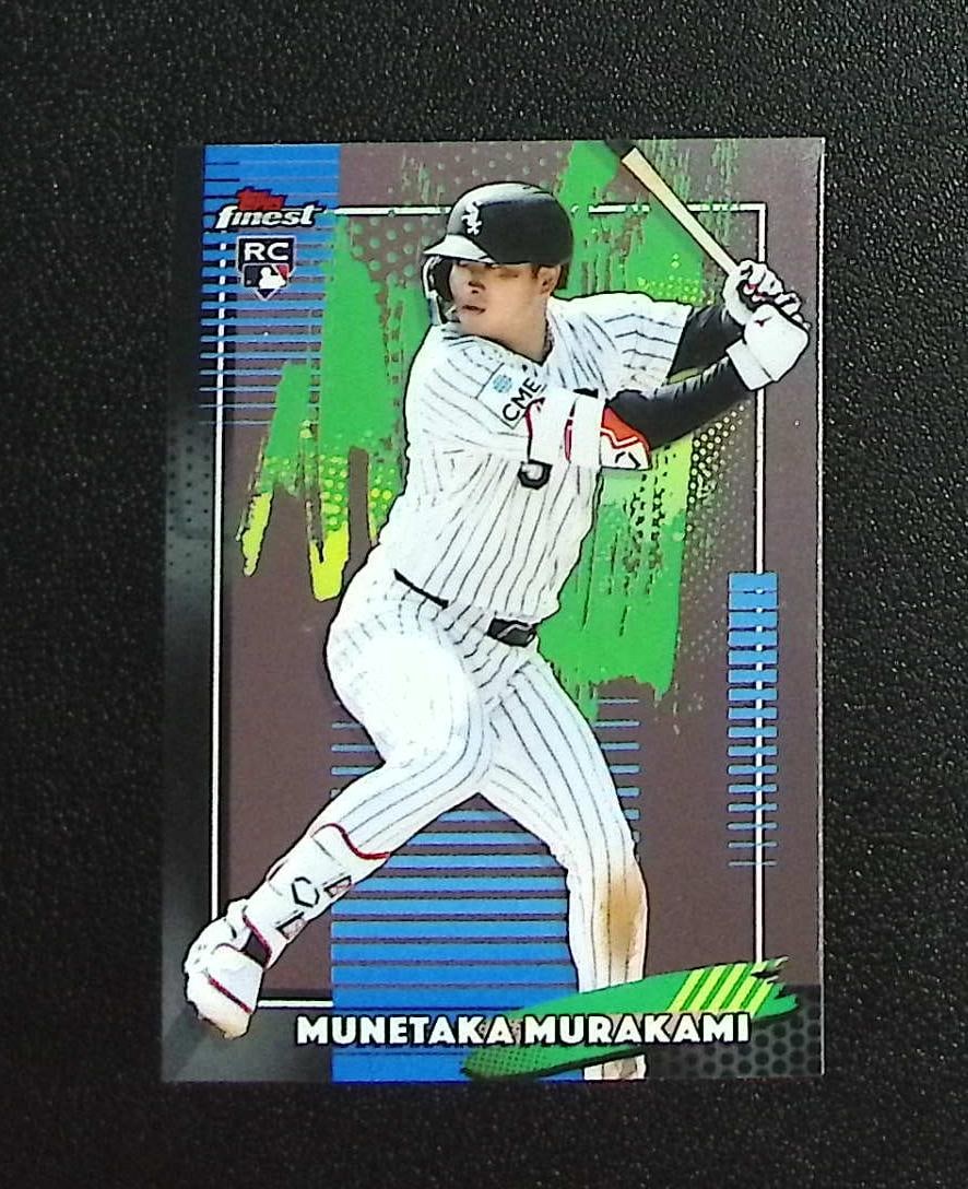 Munetaka Murakami Rookie Card 2026 Topps Finest #5 Chicago White Sox: Topps, Bowman, & Fanatics Baseball MLB Trading & Sports Cards, Sports Cards for Sale Near Me, World Series & Hall of Fame Players Memorabilia, Refractors, X-Fractors, Numbered, SP, SSP, Valuable Aucti