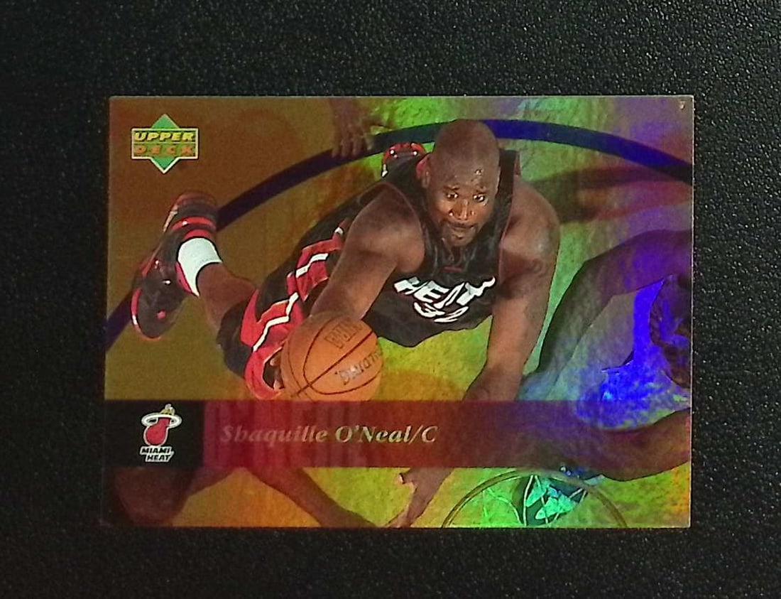 Shaquille O'Neal 2006-07 Upper Deck Reserve #98 Miami Heat: Upper Deck Basketball NBA Trading & Sports Cards, Sports Cards for Sale Near Me, Chrome, Refractor, SP, SSP, Valuable Auction Memorabilia Lots Sold On Line, NBA Championship & Hall of Fame Player Card
