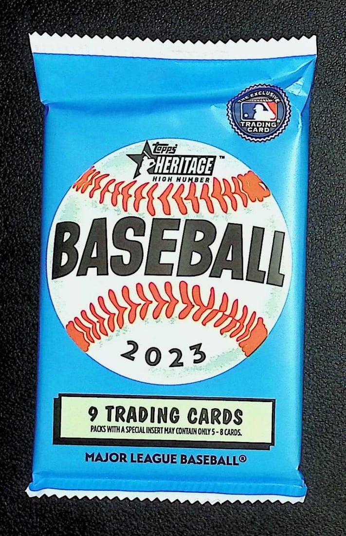 2023 Topps Heritage Baseball Card HIGH NUMBER MEGA BOX PACK, Sports Cards, Rookie Cards, MLB Trading (1 of 1)