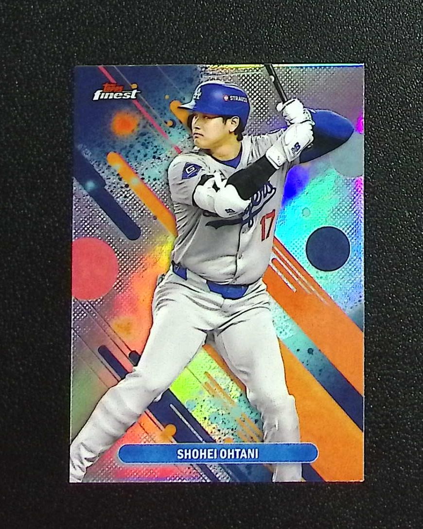 Shohei Ohtani Refractor 2025 Topps Finest #16 Los Angeles Dodgers: Topps, Bowman, & Fanatics Baseball MLB Trading & Sports Cards, Sports Cards for Sale Near Me, World Series & Hall of Fame Players Memorabilia, Refractors, X-Fractors, Numbered, SP, SSP, Valuable Aucti